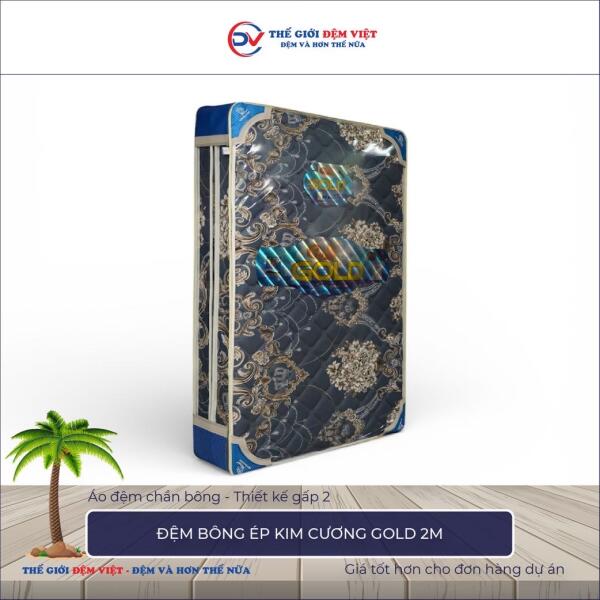 Đệm bông ép Kim Cương Gold 2M 6